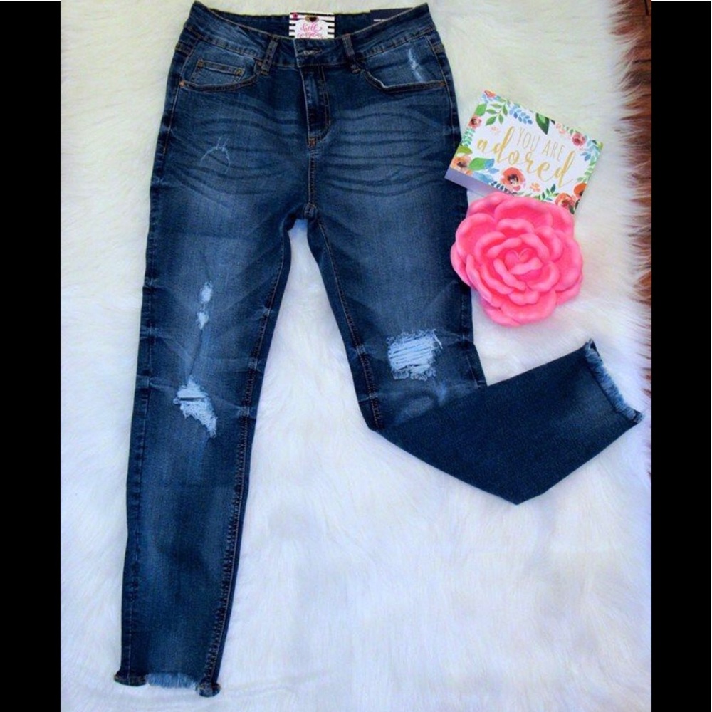 “Better Booty” Distressed Skinny Jeans